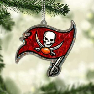 Tampa Bay Buccaneers 3D Logo Christmas Ornament