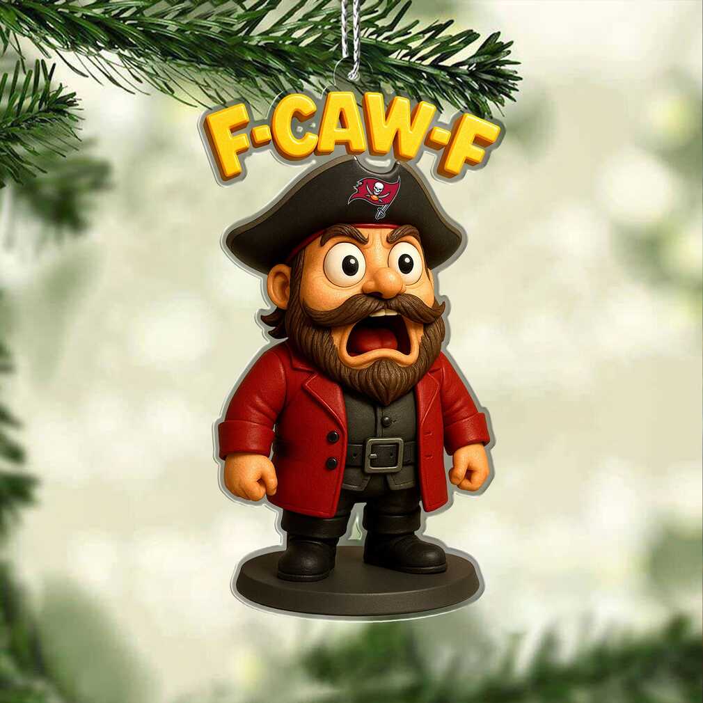 Tampa Bay Buccaneers Pirate F CAW F Christmas Ornament Tampa Bay Buccaneers Pirate F CAW F Christmas Ornament