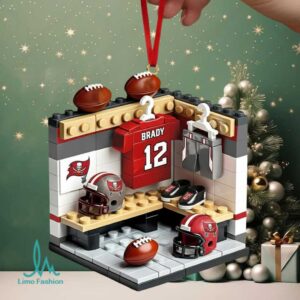 Tampa Bay Buccaneers Tom Brady Locker Room Ornament