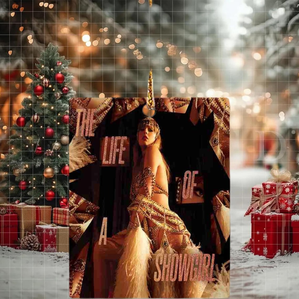 Taylor Swift Cover Album The Life of a Showgirl The Crowd is Your King Edition Christmas Gift Tree Decorations Ornament Taylor Swift Cover Album The Life of a Showgirl The Crowd is Your King Edition Christmas Gift Tree Decorations Ornament