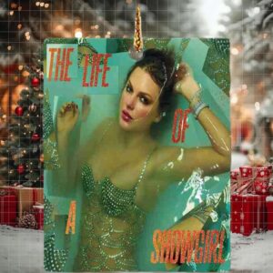 Taylor Swift New album The Life of a Showgirl October 3 2025 Christmas Gift Tree Decorations Ornament