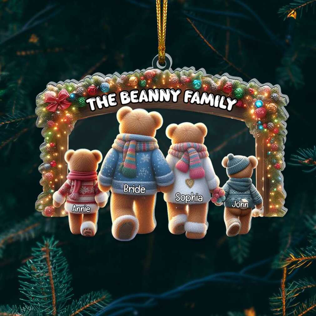 The Beanny Family Christmas Ornament The Beanny Family Christmas Ornament