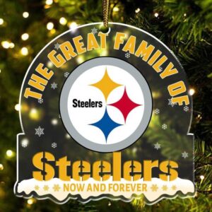 The Great Family of Steelers Christmas Ornament