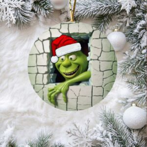 The Grinch Christmas Ornament, Dr. Seuss Santa Hat Holiday Tree Decor