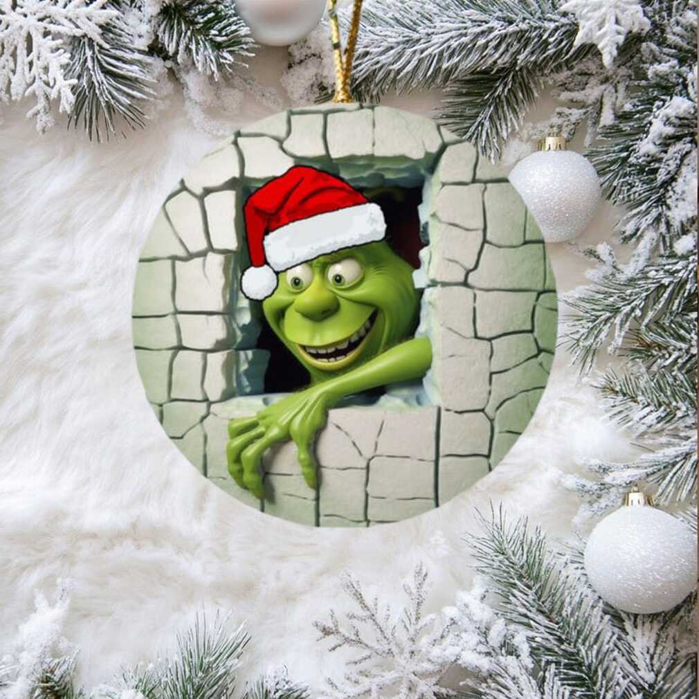 The Grinch Christmas Ornament, Dr. Seuss Santa Hat Holiday Tree Decor The Grinch Christmas Ornament, Dr. Seuss Santa Hat Holiday Tree Decor