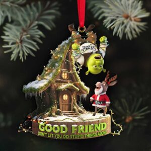The Grinch They Hate Us Cuz They ANUS Football Ornament