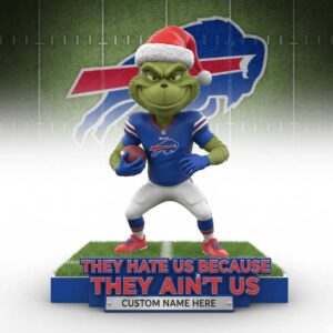 The Grinch x Buffalo Bills Custom name Ornament