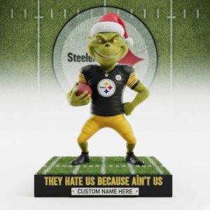 The Grinch x Pittsburgh Steelers they hate us because ain't us Ornament