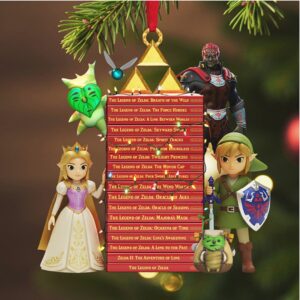 The Legend of Zelda Game Collection Acrylic Ornaments