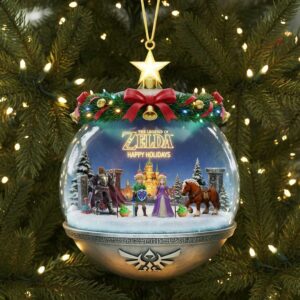 The Legend of Zelda Happy Holidays Light Up Ornament