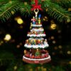 Personalized Delft Blue Nativity Scene Ornament Personalized Delft Blue Nativity Scene Ornament