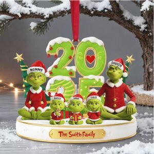 The Smith Family Custom Acrylic Christmas Decor