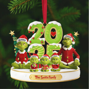 The Smith Family Custom Acrylic Christmas Decor