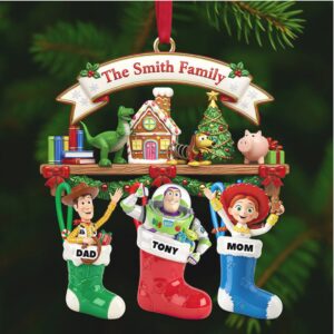The Smith Family Toy Story Personalized Christmas Ornament