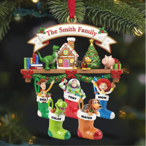 The Smith Family Toy Story Personalized Christmas Ornament