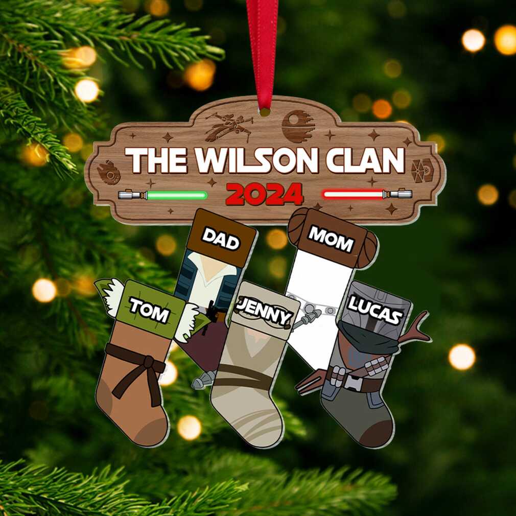 The Wilson Clan 2024 Personalized Star Wars Family Christmas Ornament The Wilson Clan 2024 Personalized Star Wars Family Christmas Ornament