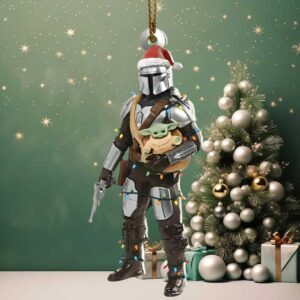 This is the Way... to Christmas! Mandalorian & Grogu Ornament