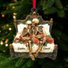 Tis the Season to be Sweeties Custom Family Name Ornament Tis the Season to be Sweeties Custom Family Name Ornament