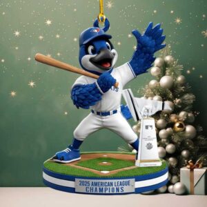 Toronto Blue Jays 2025 American League Champions Acrylic Ornament