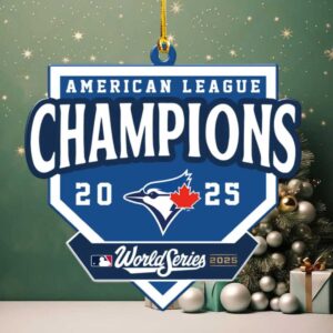 Toronto Blue Jays 2025 American League Champions Custom Shape 2 sided Acrylic Ornament.jfif Toronto Blue Jays 2025 American League Champions Custom Shape 2 sided Acrylic Ornament.jfif