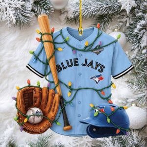 Toronto Blue Jays 2025 World Series Custom Shape 1 sided Acrylic Ornament.jfif