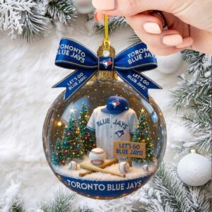 Toronto Blue Jays Custom Shape 2 sided Acrylic Ornamen.jfif