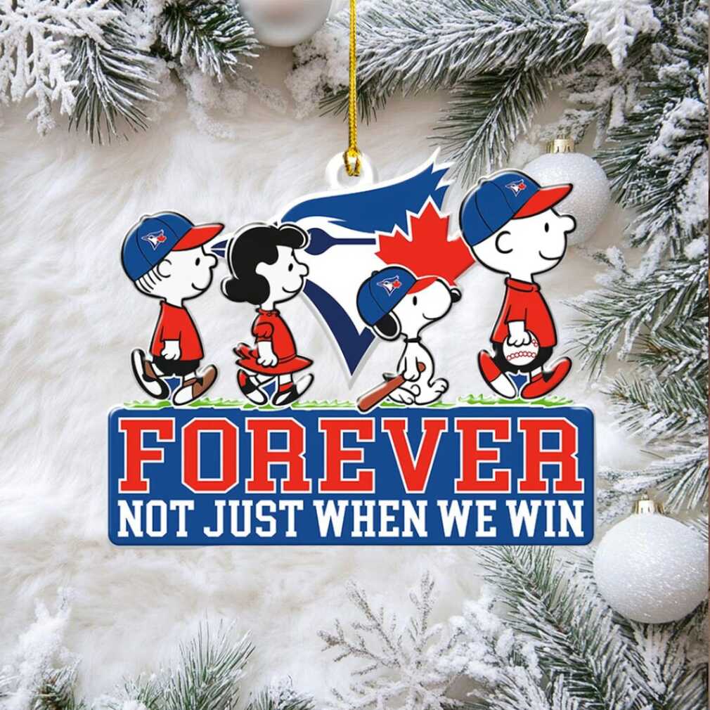Toronto Blue Jays Forever Peanuts Gang Acrylic Ornament Toronto Blue Jays Forever Peanuts Gang Acrylic Ornament