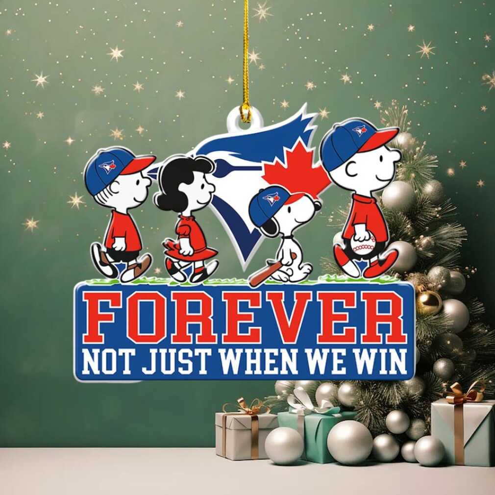 Toronto Blue Jays Forever Peanuts Gang Acrylic Ornament Toronto Blue Jays Forever Peanuts Gang Acrylic Ornament