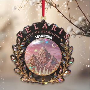 Velaris Starlight City Personalized Acrylic Ornament