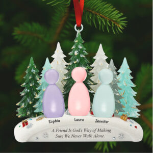 Walking Together Christmas Ornament Personalized Gifts For Friends 02naqn111025