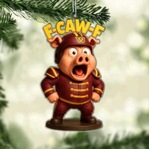 Washington Commanders Major Tuddy F CAW F Ornament Washington Commanders Major Tuddy F CAW F Ornament