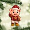 Personalized House Divided Hockey Christmas Ornament Personalized House Divided Hockey Christmas Ornament