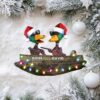 Merry Squatchmas Bigfoot Family Ornament, Personalized Christmas Ornament Merry Squatchmas Bigfoot Family Ornament, Personalized Christmas Ornament