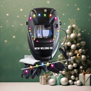 Welder Helmet and Gloves Welding Protective Gear Personalized Christmas Ornament