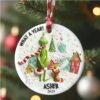 Personalized William Stitch 67th Birthday Christmas Ornament Personalized William Stitch 67th Birthday Christmas Ornament