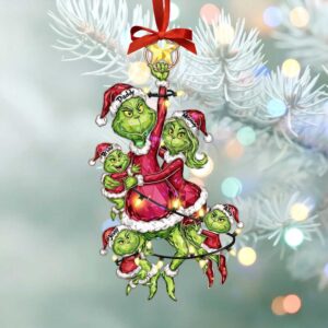 Whoville Grinch Family Personalized Ornament