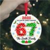 Personalized Superhero Family Ornament Personalized Superhero Family Ornament