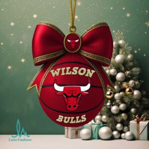Wilson Chicago Bulls Basketball Christmas Ornament
