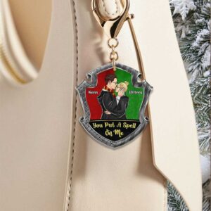 Witch & Wizard Couple Keychain Put a Spell On Me Personalized Gifts For Couple Witch & Wizard Couple Keychain Put a Spell On Me Personalized Gifts For Couple