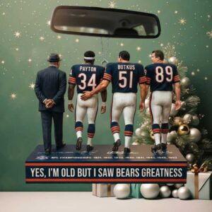 Yes, I'm Old But I Saw Bears Greatness Chicago Bears Ornament