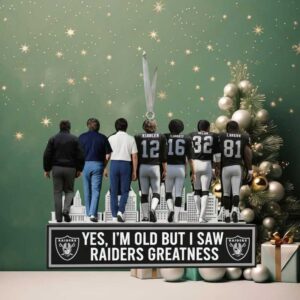 Yes, I'm Old But I Saw Raiders Greatness Acrylic Ornament