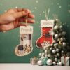Personalized Naughty Grinchmas Couple Ornaments Personalized Naughty Grinchmas Couple Ornaments