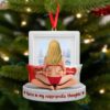 personalized Christmas ornament featuring the Disney characters Stitch and Angel, along with their family personalized Christmas ornament featuring the Disney characters Stitch and Angel, along with their family