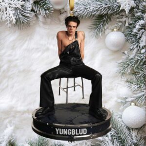 Yungblud Black Leather Overalls Figurine Ornament Yungblud Black Leather Overalls Figurine Ornament