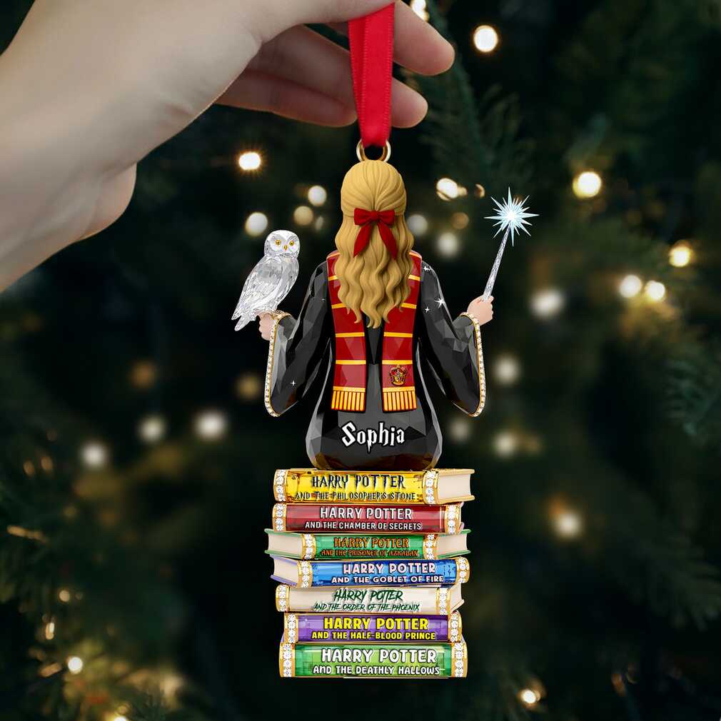 personalized Harry Potter themed Christmas ornament personalized Harry Potter themed Christmas ornament