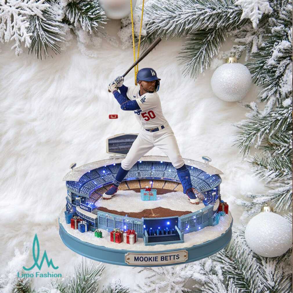 the Mookie Betts Los Angeles Dodgers ornament the Mookie Betts Los Angeles Dodgers ornament