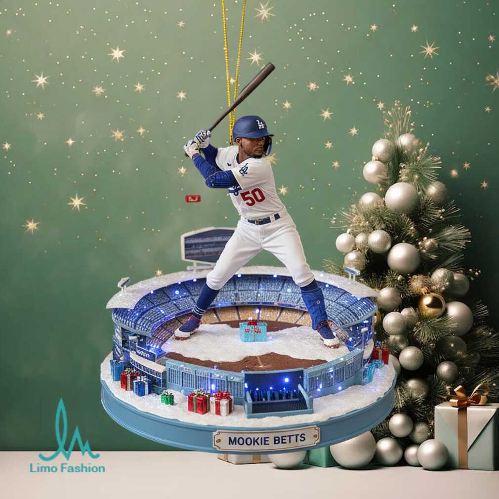 the Mookie Betts Los Angeles Dodgers ornament the Mookie Betts Los Angeles Dodgers ornament