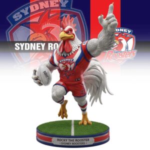 🐓 Sydney Roosters Sydney Roosters NRL Retro Mascot Statue onament 🐓 Sydney Roosters Sydney Roosters NRL Retro Mascot Statue onament