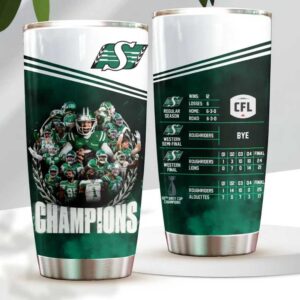 112th Grey Cup Champions Saskatchewan Roughriders Commemorative Tumbler 112th Grey Cup Champions Saskatchewan Roughriders Commemorative Tumbler