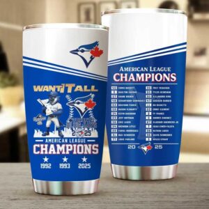 1992, 1993, 2025 Blue Jays Roster Collectible Tumbler